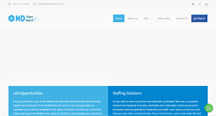 Desktop Screenshot of mdtalentsearch.com